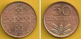 50 centavos - 11 moedas anos diferentes 1969-79. Série completa