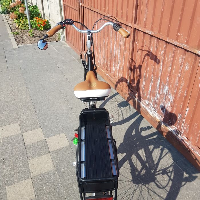 Rower elektryczny BERG ONE SIZE e bike czarny  ŁABĘDŹ jak Gazelle
