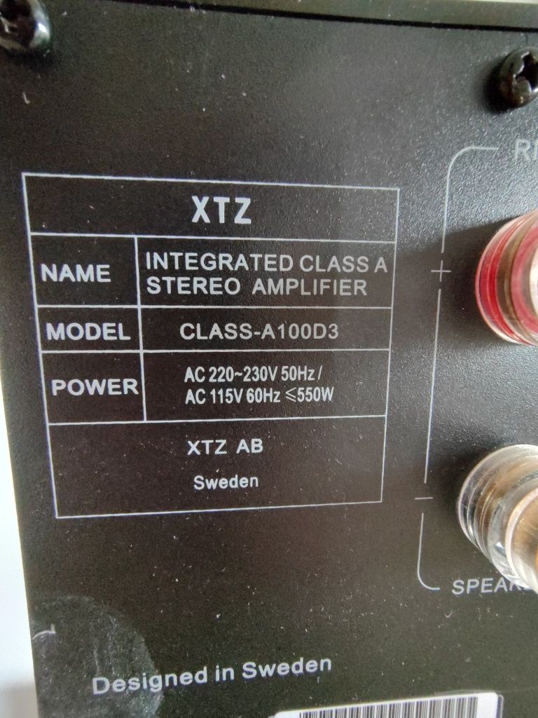 XTZ Claas A-1000D3 | klasa A oraz AB, DAC, Pilot