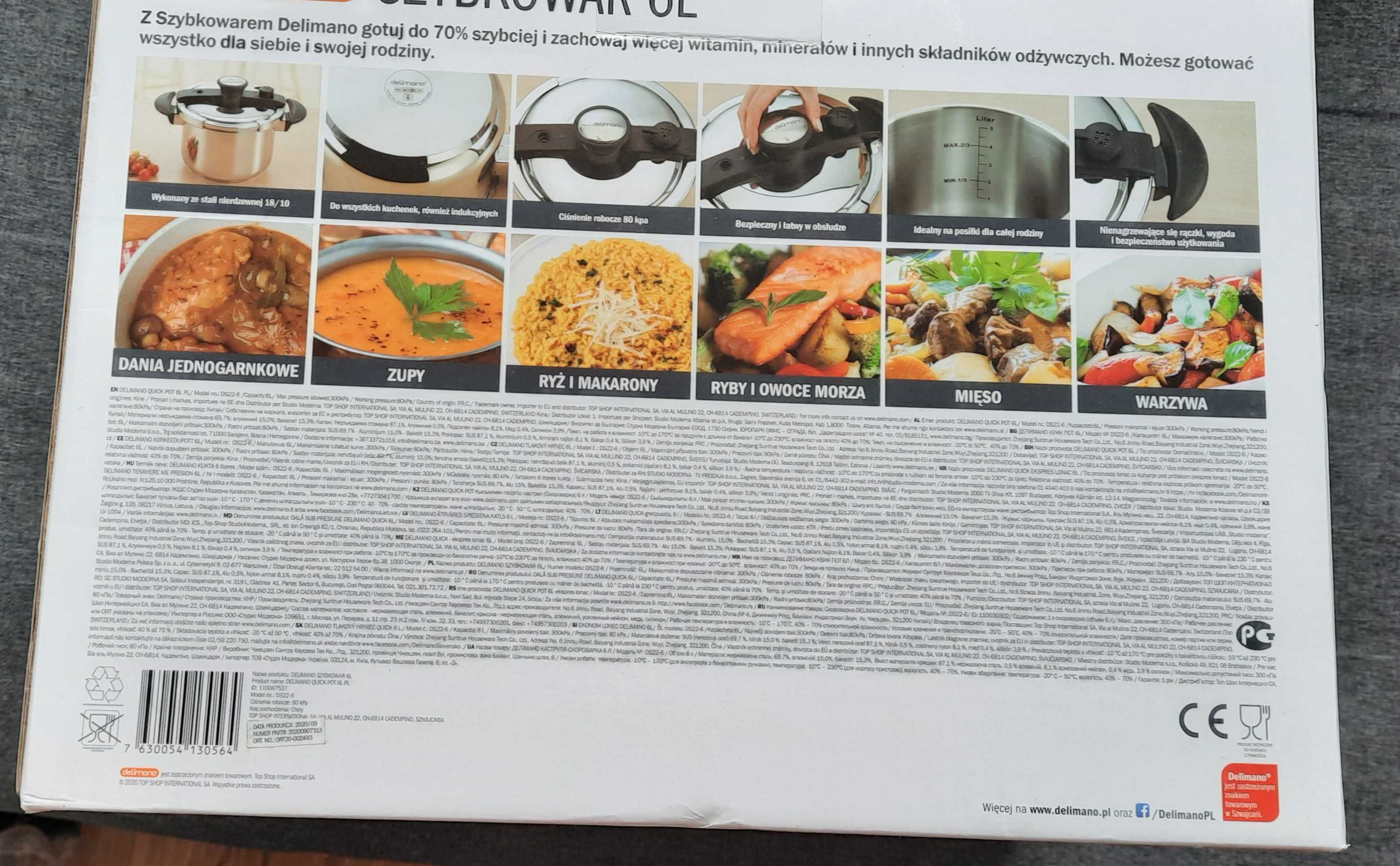 Szybkowar delimano 6l