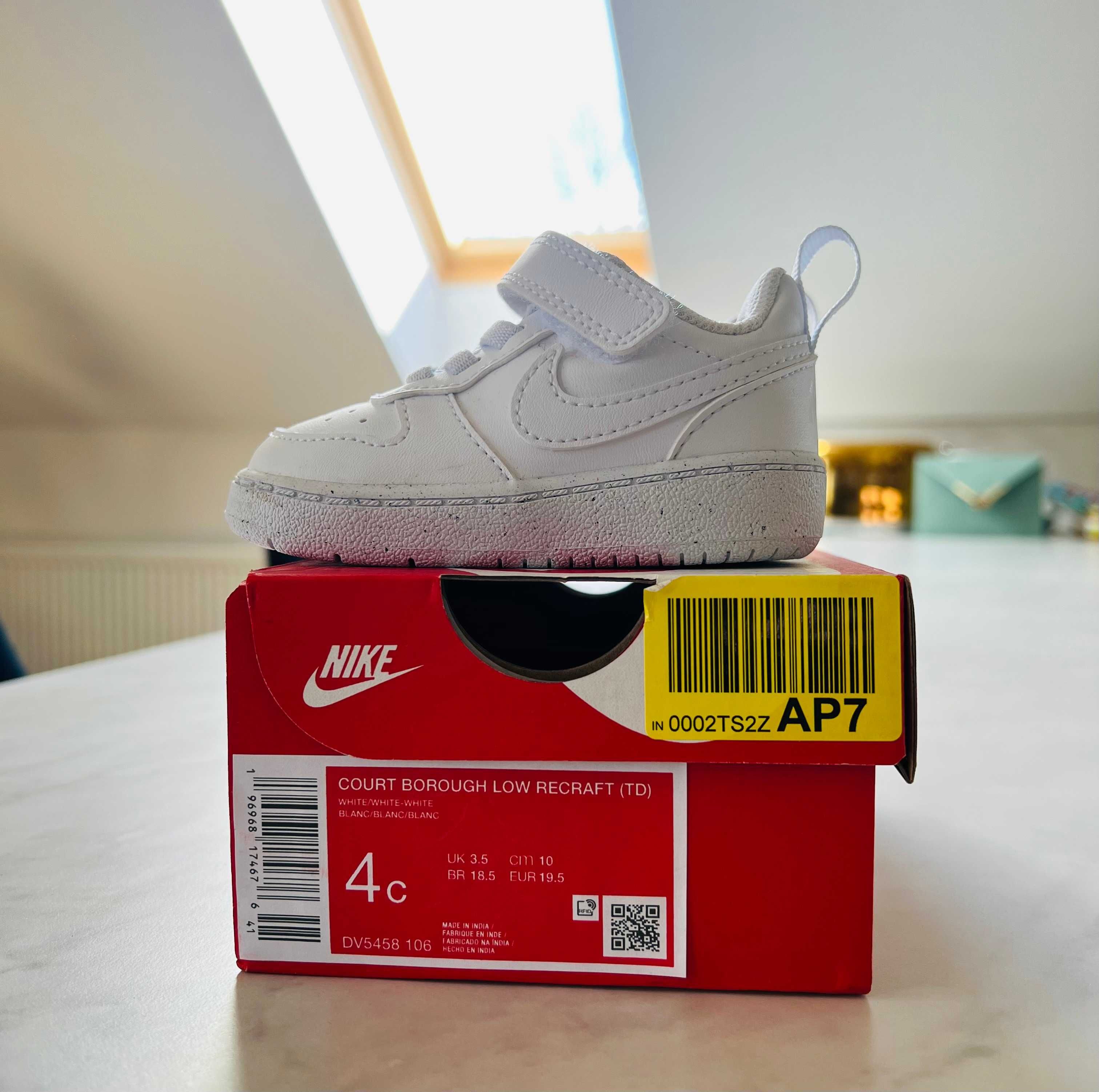 Buty dla niemowlaka dziecka Nike Court Borouhg Low Recraft  19,5 10cm