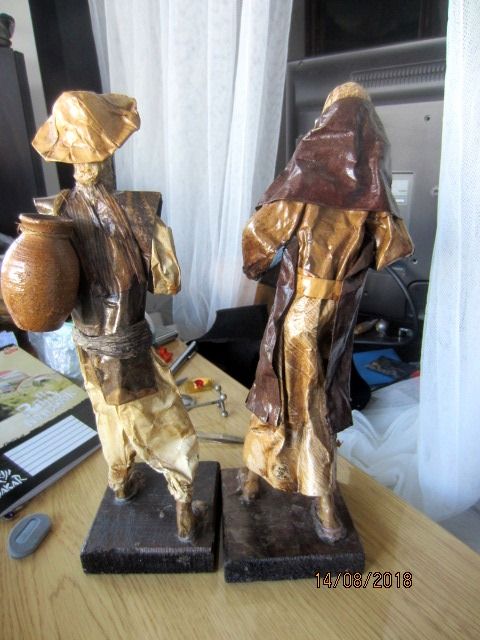 Винтаж папье-маше фигурки народное искусство мексико