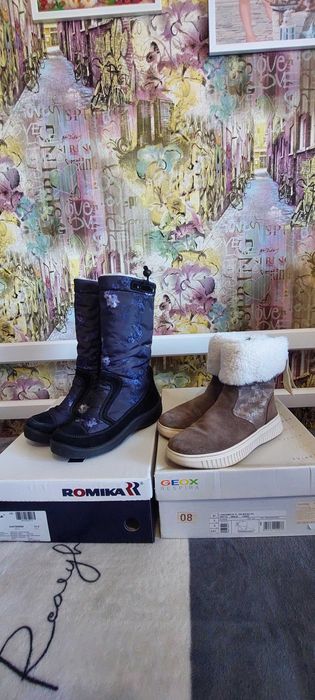 Сапожки зимні для дівчинки роз.36-37