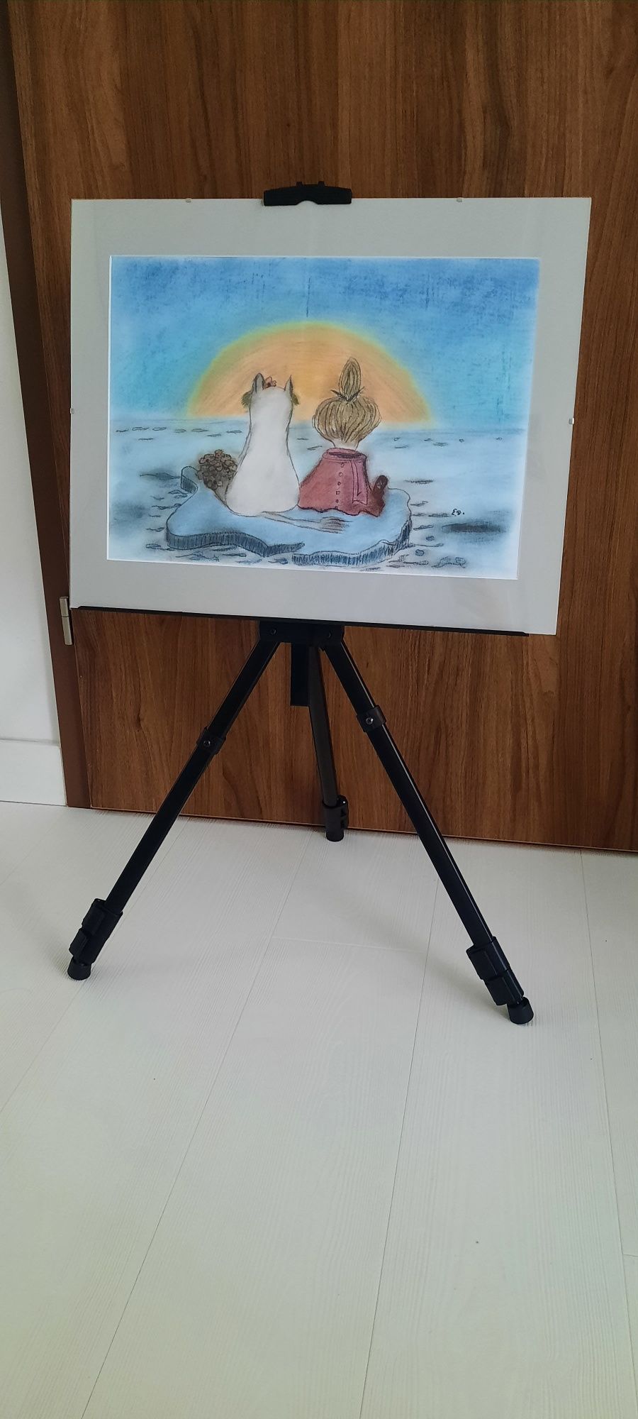 Obraz Rysunek Migotka Mała Mi Muminki