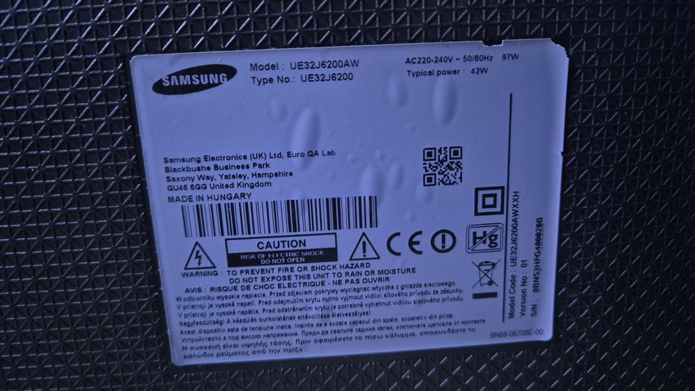 Telewizor SAMSUNG LED UE32J6200