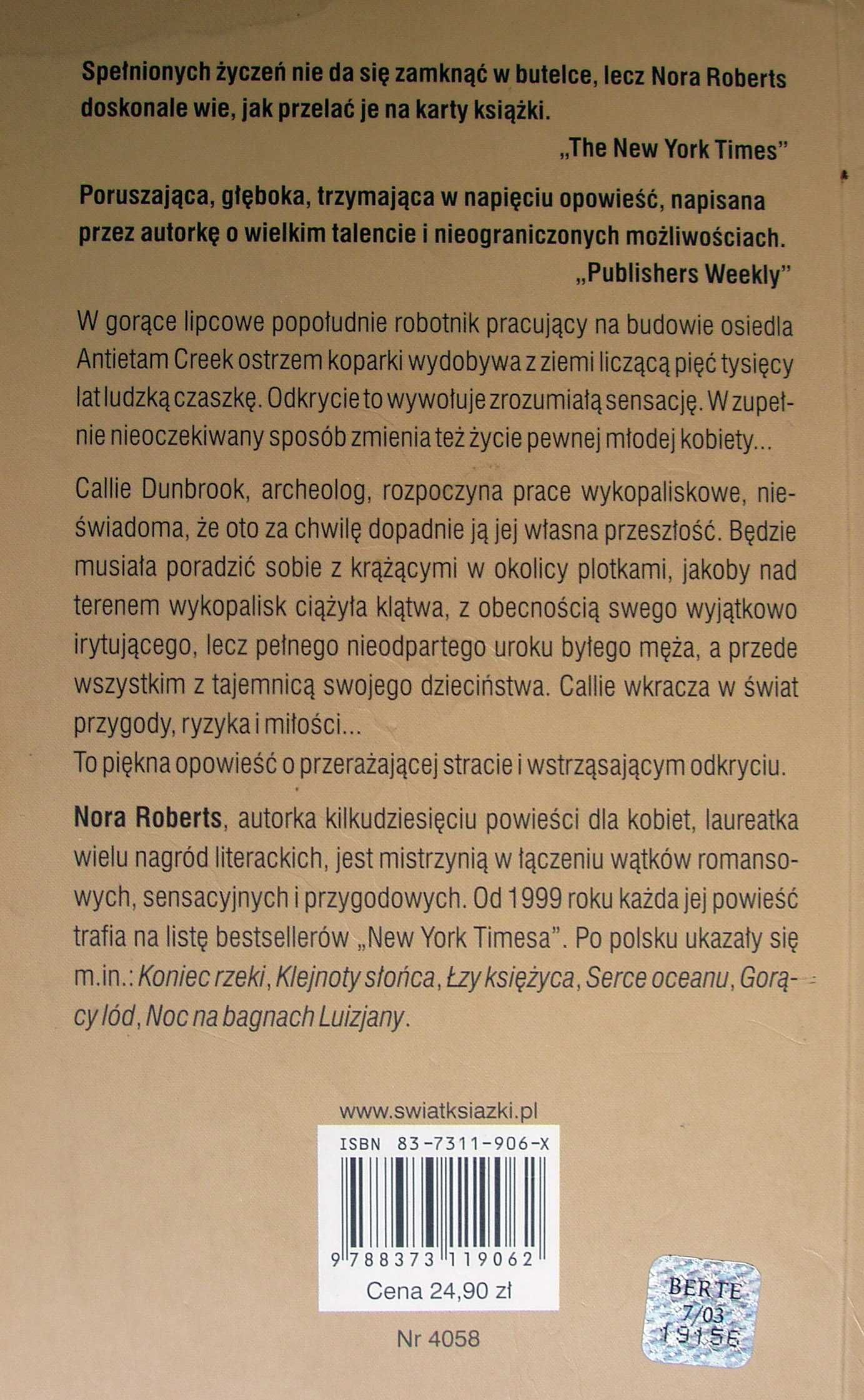 Więzy krwi - Nora Roberts