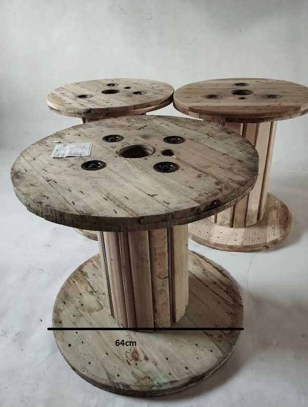 Blat na stół, drewniany, okrągły, talerz, loft 70 cm duży wybór, LOFT