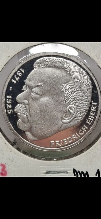5 Mark JFriedrich Ebert 1975r srebro