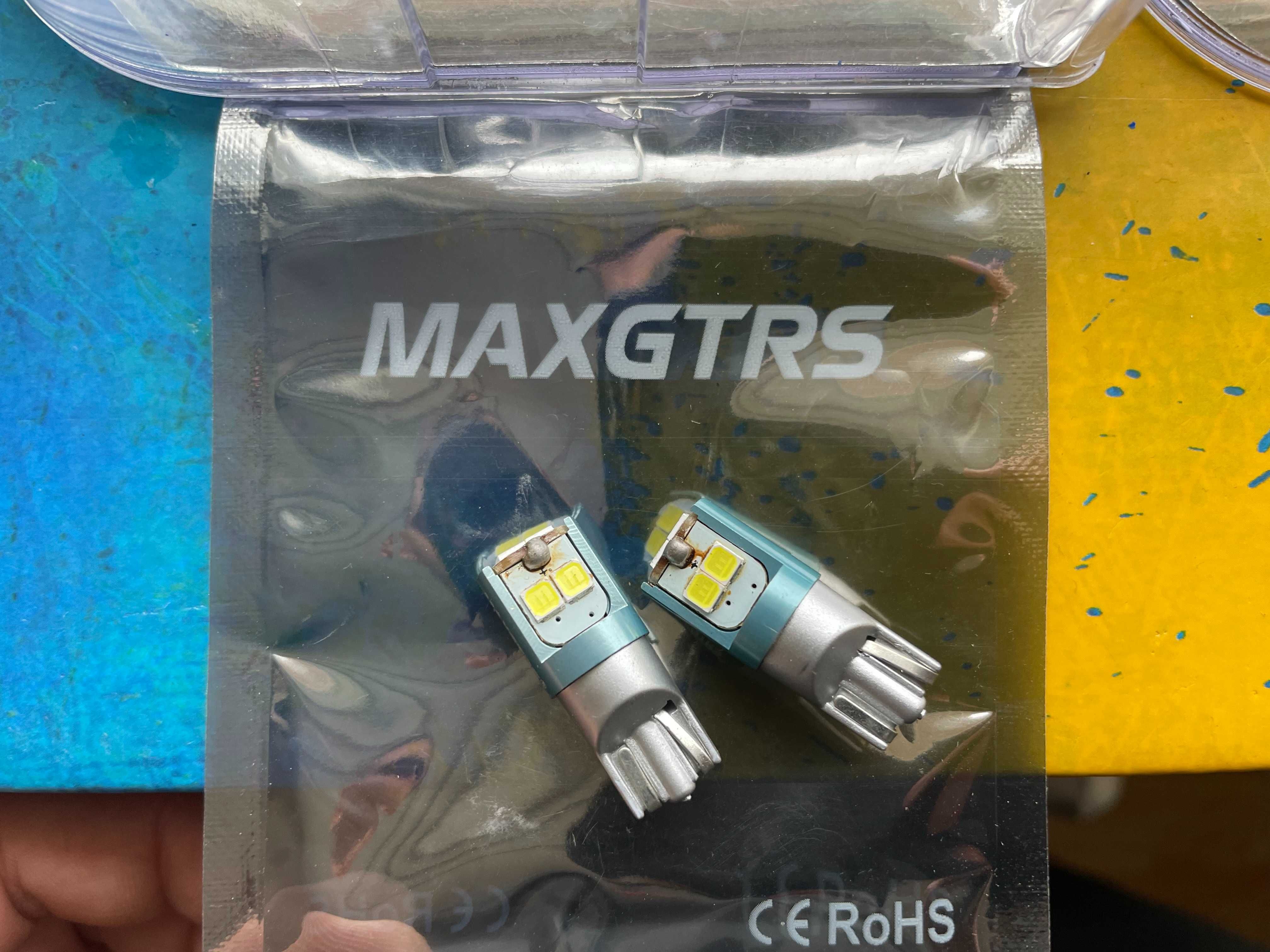 Лампи LED в автомобіль безцокольна MaxGTRS(габарити, підсвітка номера)