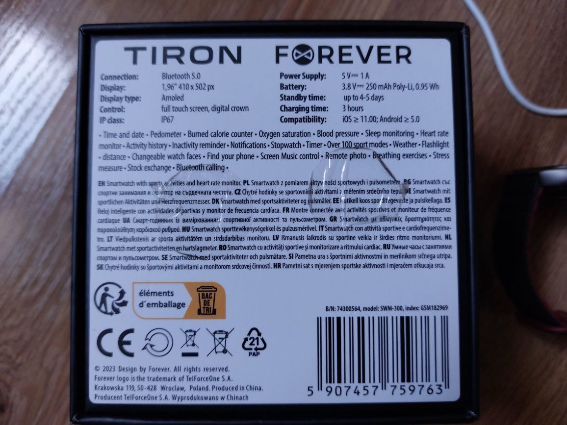 Smartwatch forever tirone