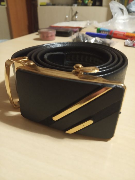 Мужской ремень длина 124см чоловічий ремінь автомат новий супер якість