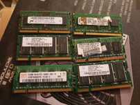 Pamięć RAM DDR2 DDR3 laptop 6szt