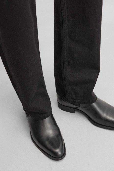 Челсі черевики шкіряні Zara