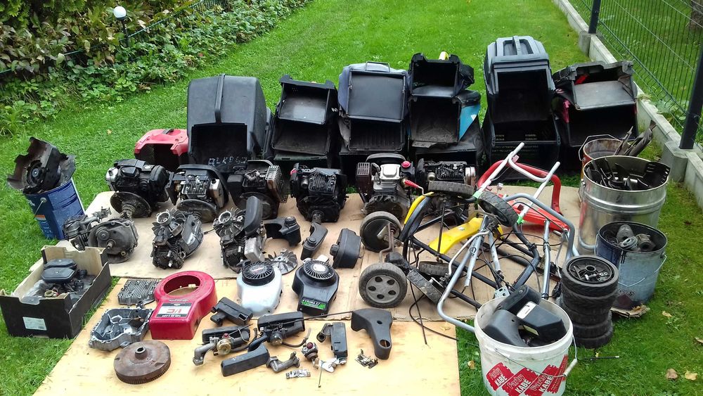 Silnik Tecumseh, Briggs Stratton, noże kosz do kosiarki