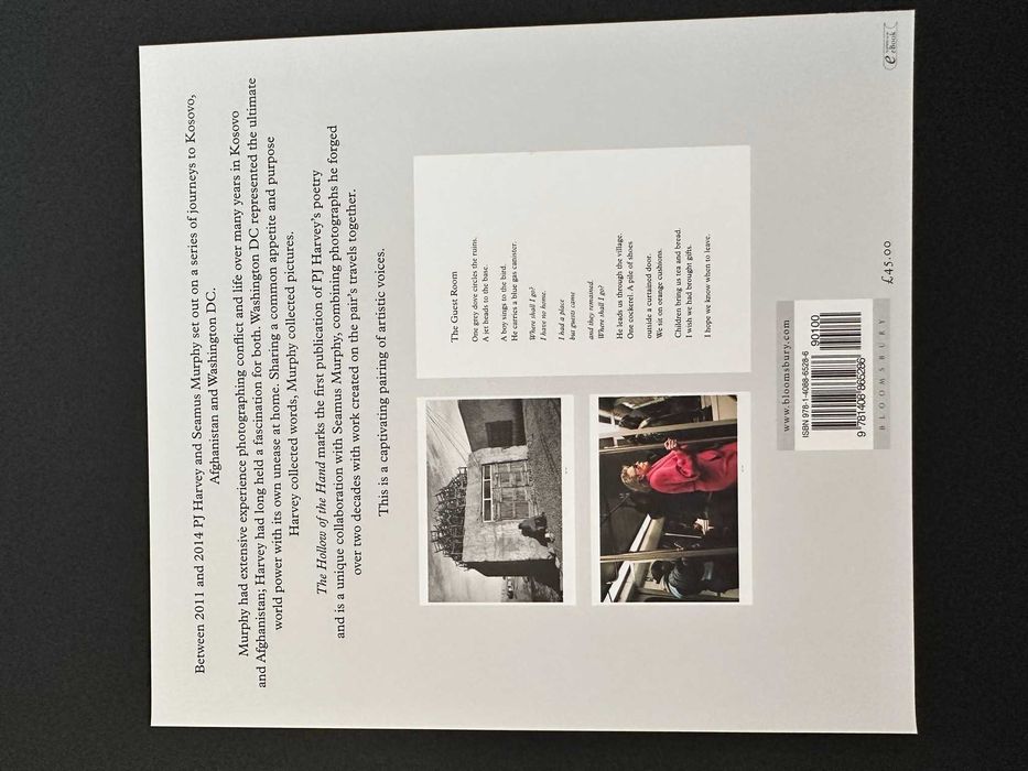 PJ Harvey & Seamus Murphy - The Hollow Of The Hand książka album