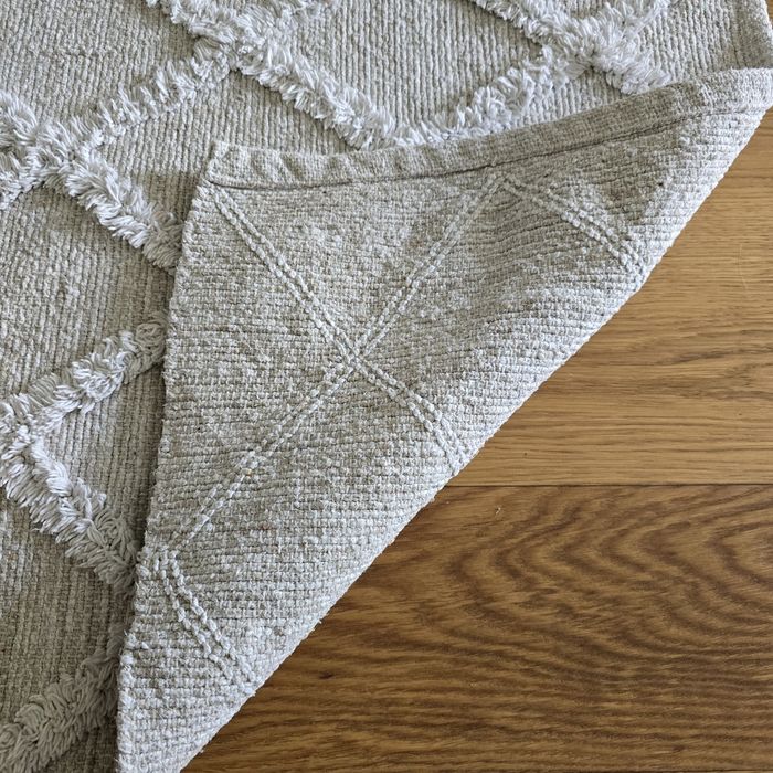 Dywan dywanik w stylu scandi boho 118x76 cm można prać w pralce