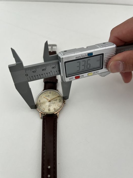 Relógio Vintage Cauny Prima c/ Bracelete Castanha