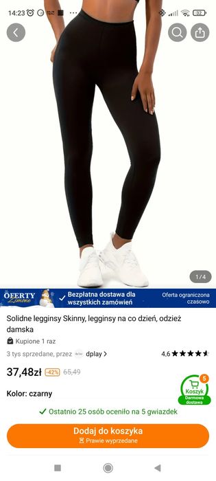 Legginsy rozmiar M