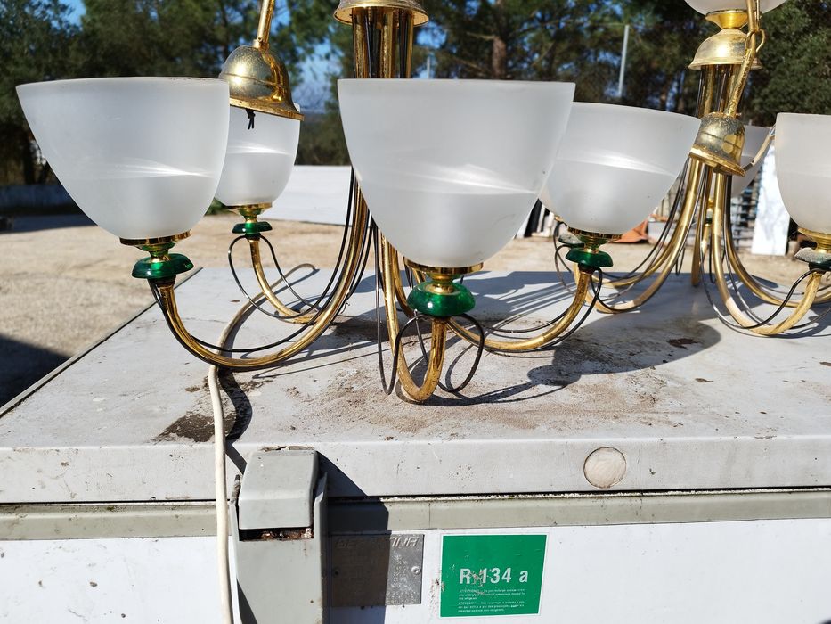 Candeeiro antigos em metal