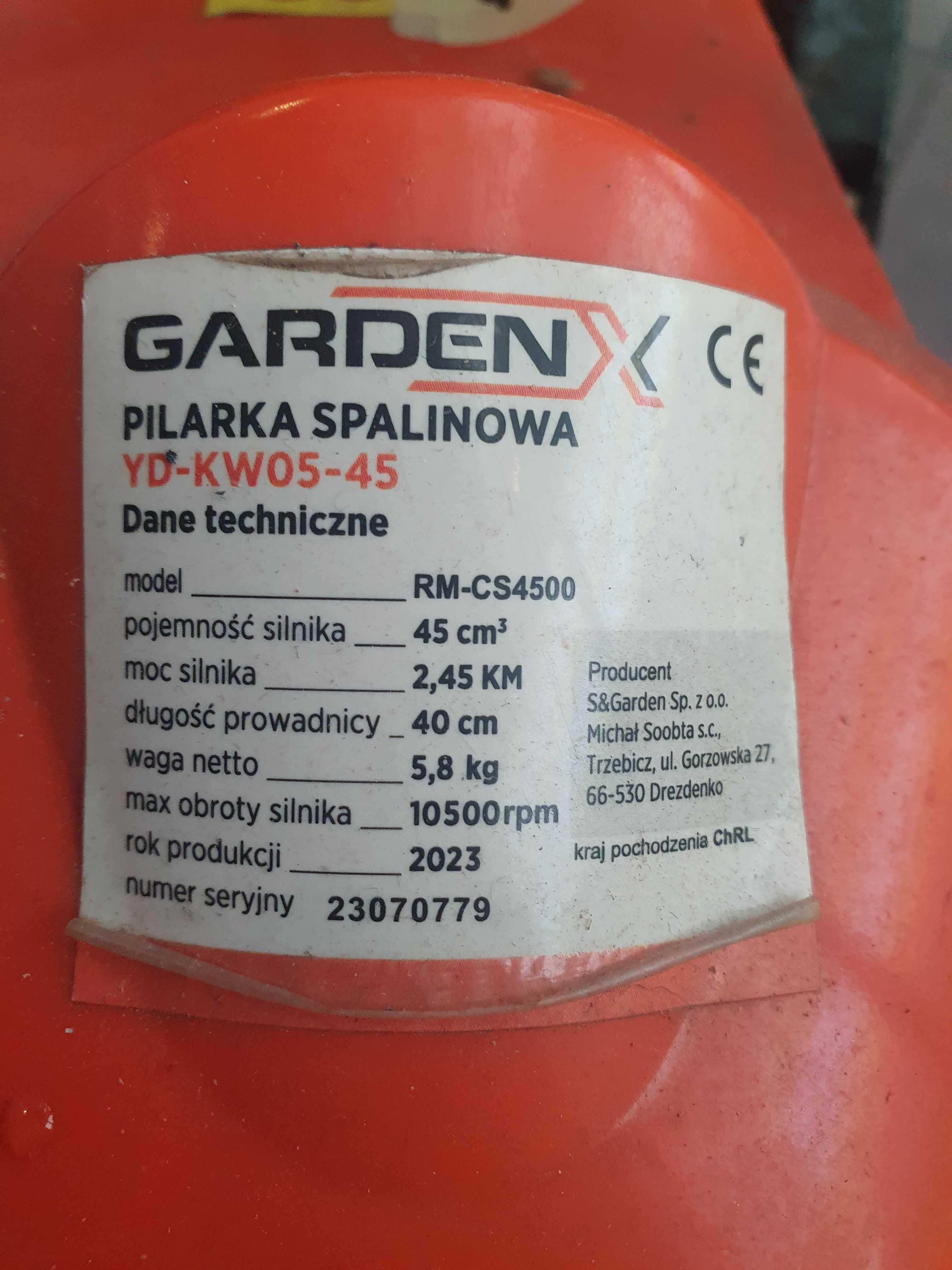 982/25 Piła spalinowa Garden Yd-Kw05-45