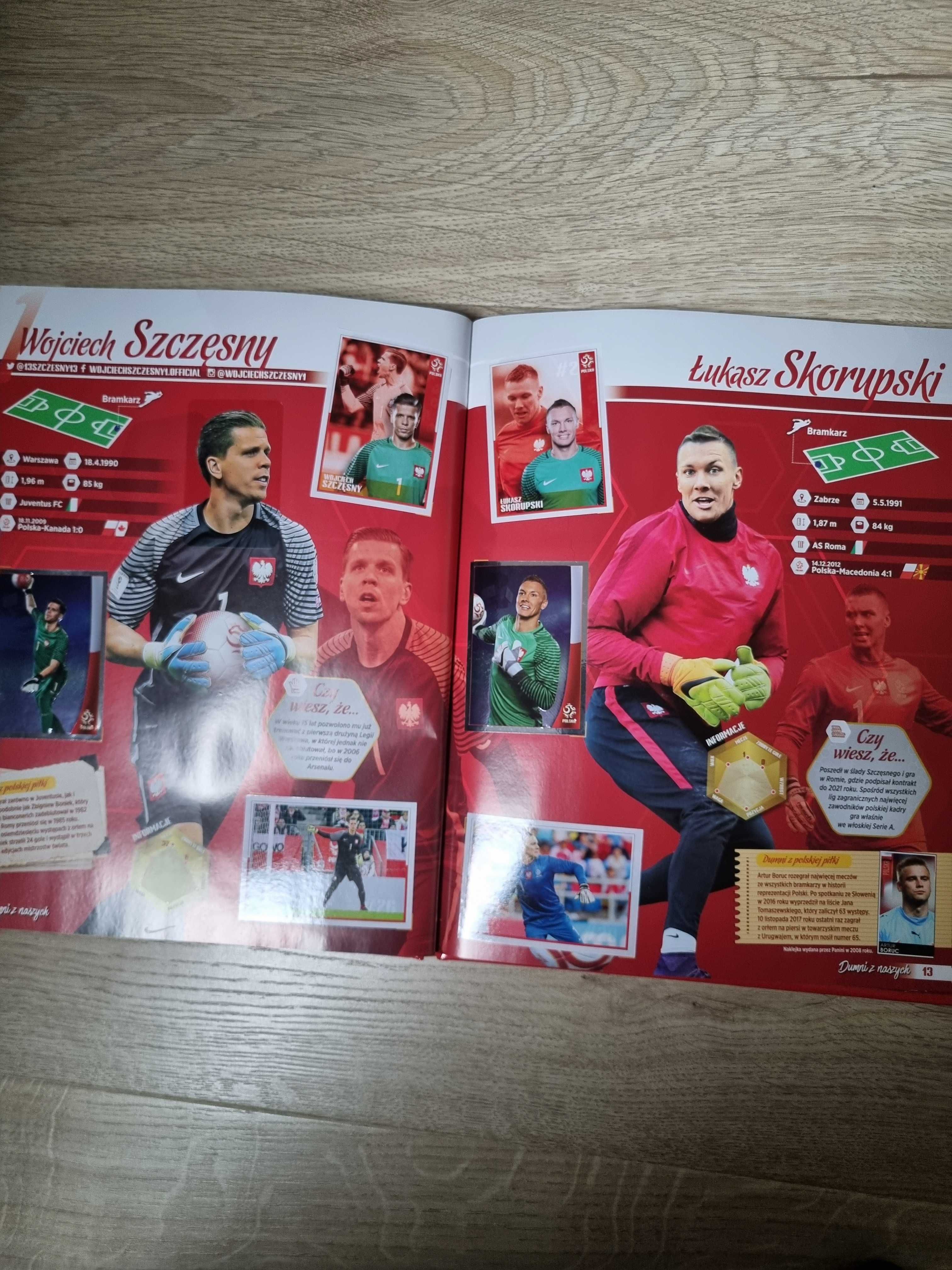 Album piłkarski KADRA POLSKI karty, naklejki  OKAZJA