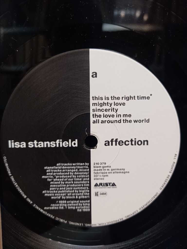 Lisa Stansfield. Affection, płyta winylowa
