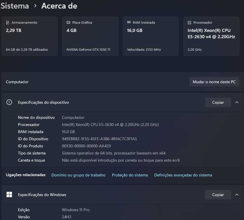 PC Gaming Intel + Nvidia + SSD + 2TB