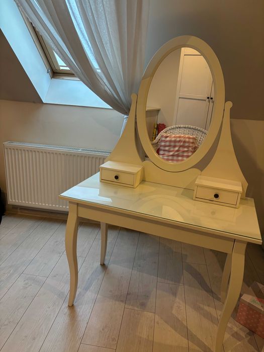 Toaletka biała - IKEA HEMNES