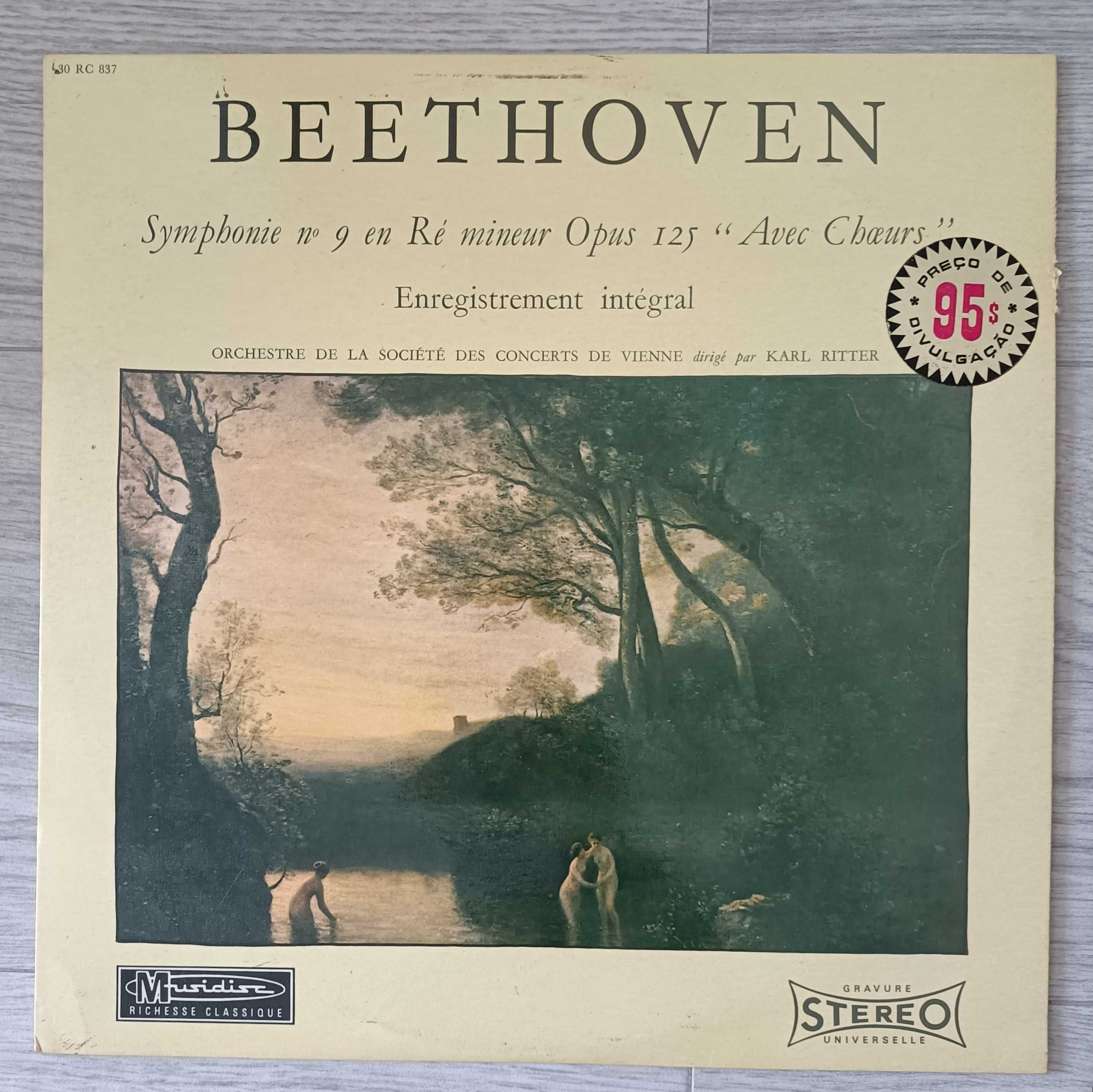 Beethoven - Sinfonia n° 9, em ré menor, Op. 125 - LP 12''