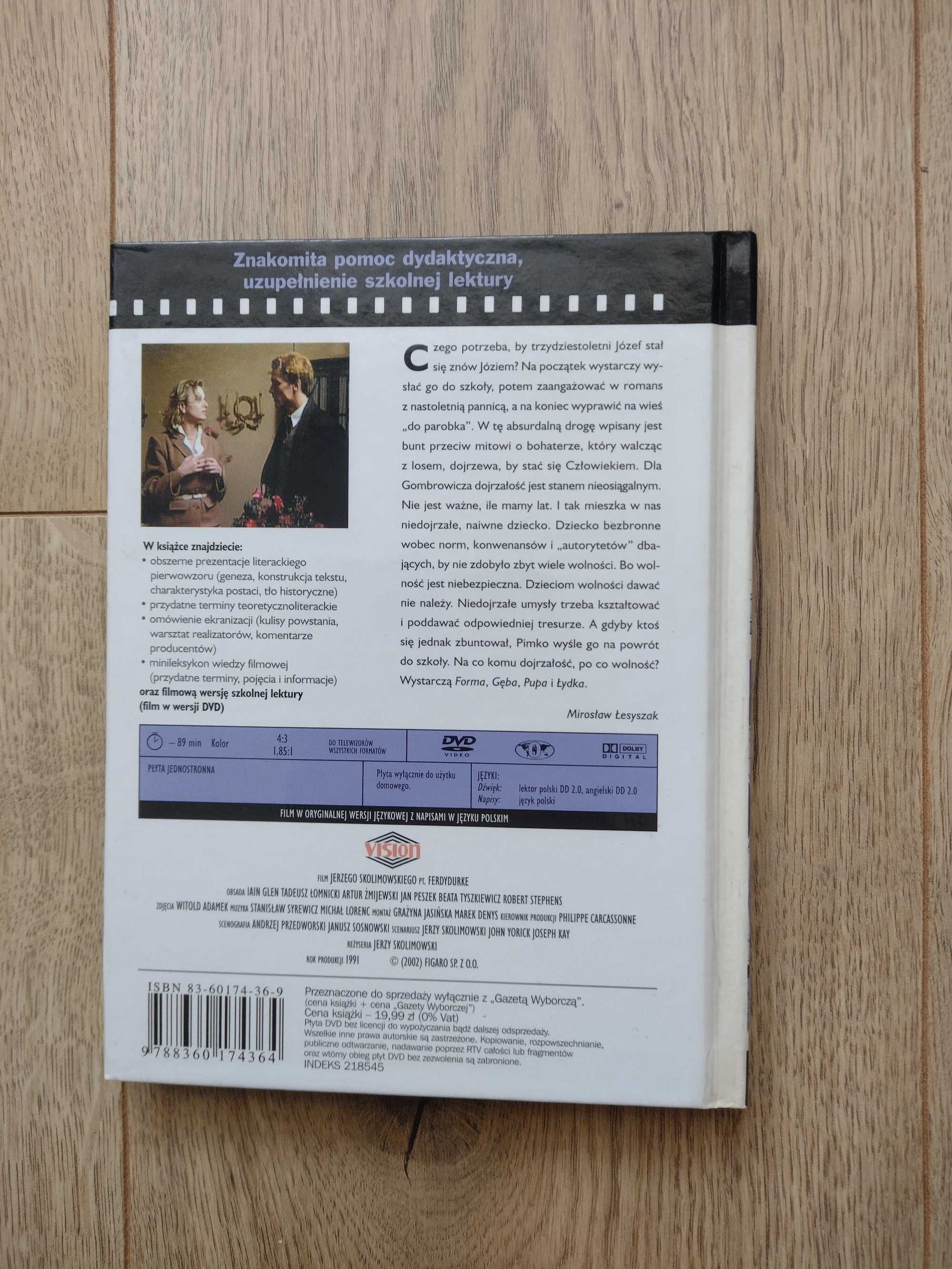 film "Ferdydurke" + omówienie lektury szkolnej