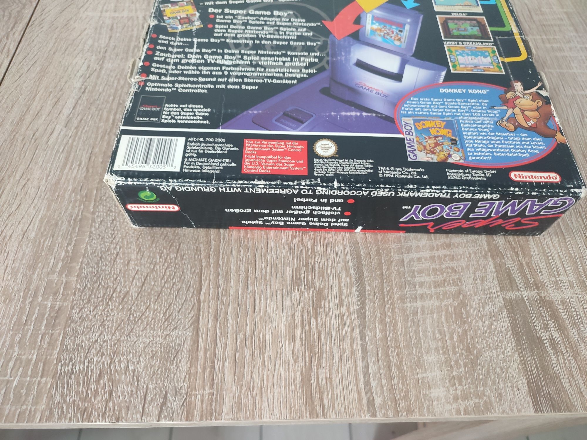 Adapter Super Nintendo SNES w boxie z manualem