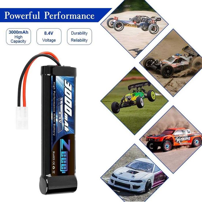 Zeee 8,4 V 3000 mAh RC Battery High Power NiMH