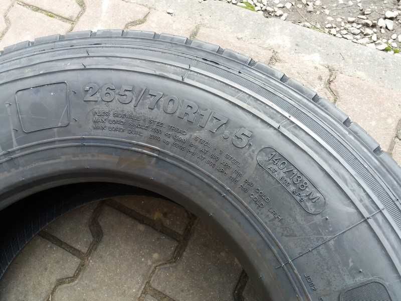 265/70R17,5 LINGLONG KLS200 Nowe na Przód Montaż Gratis! Cena Brutto