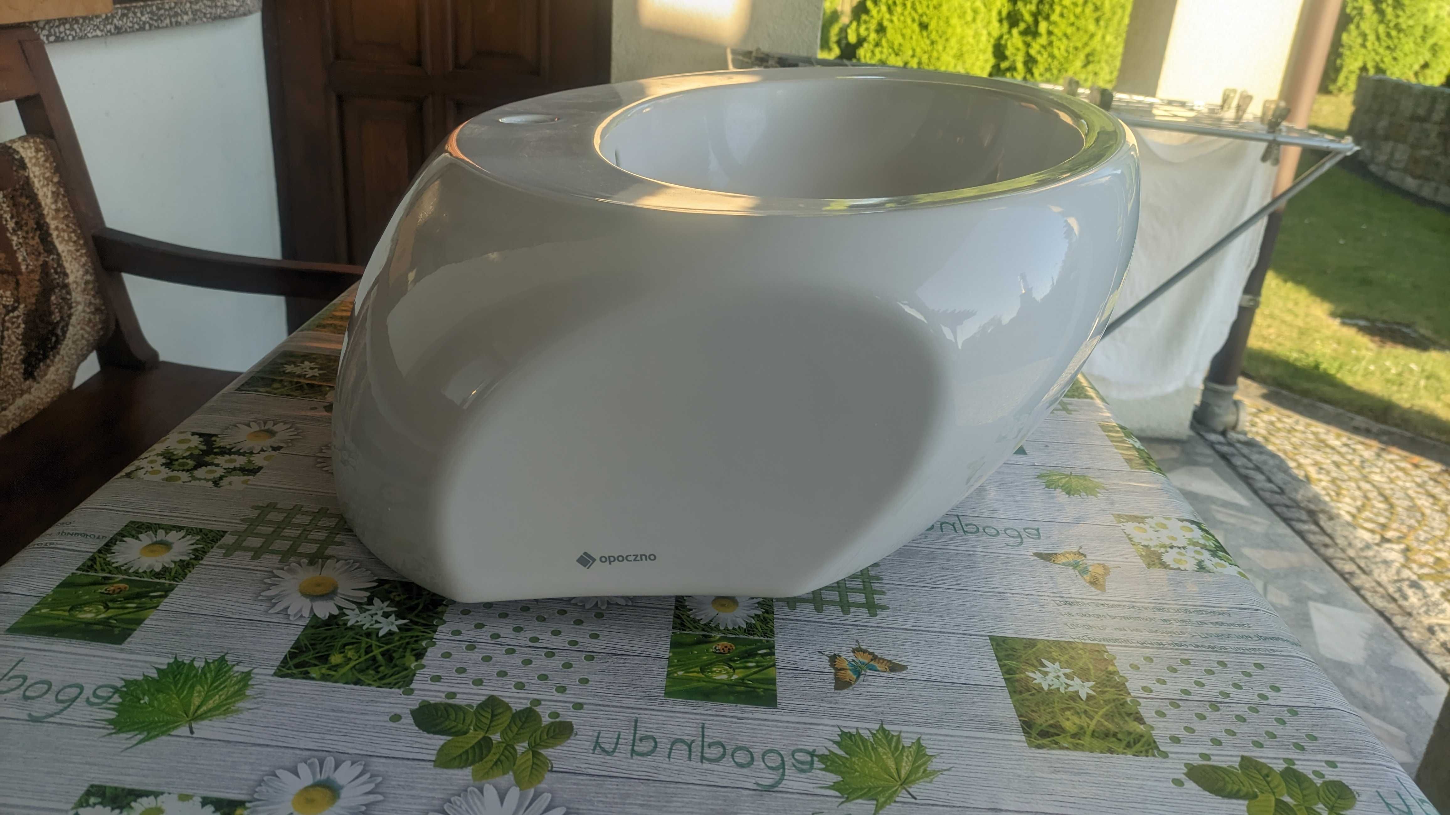 Umywalka Opoczno wisząca/nablatowa + klik syfon