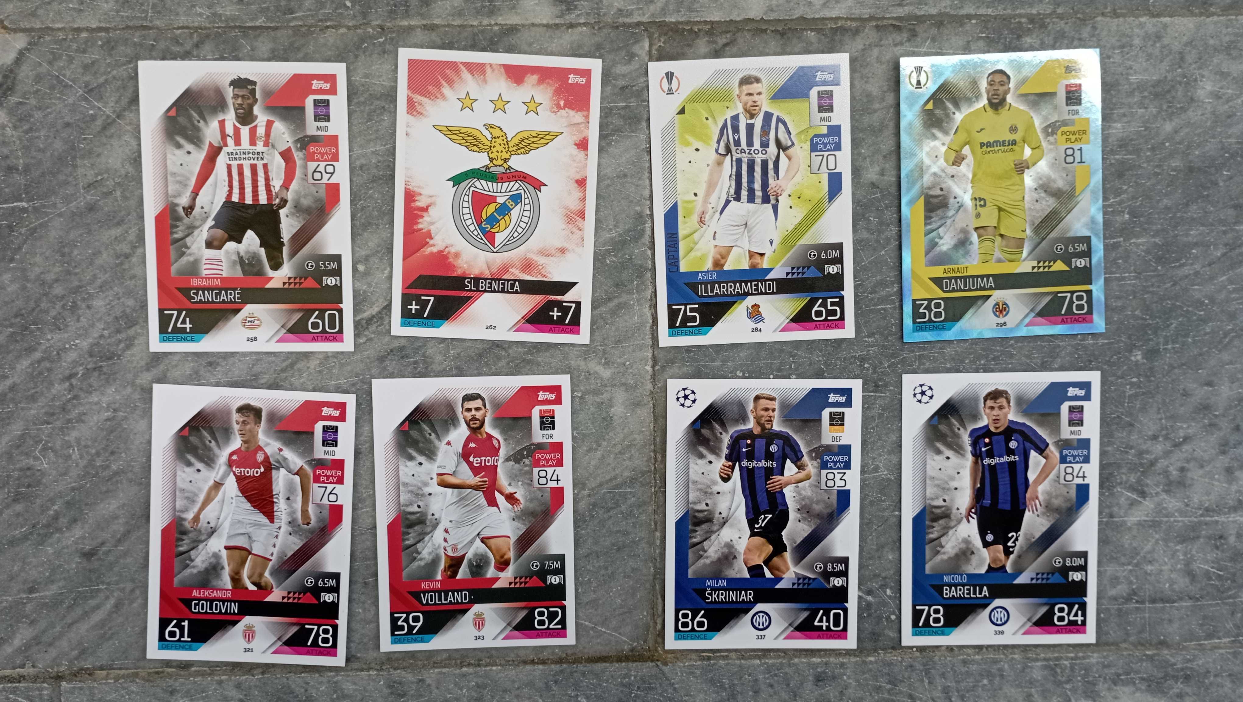 59 Cartas Match Attax