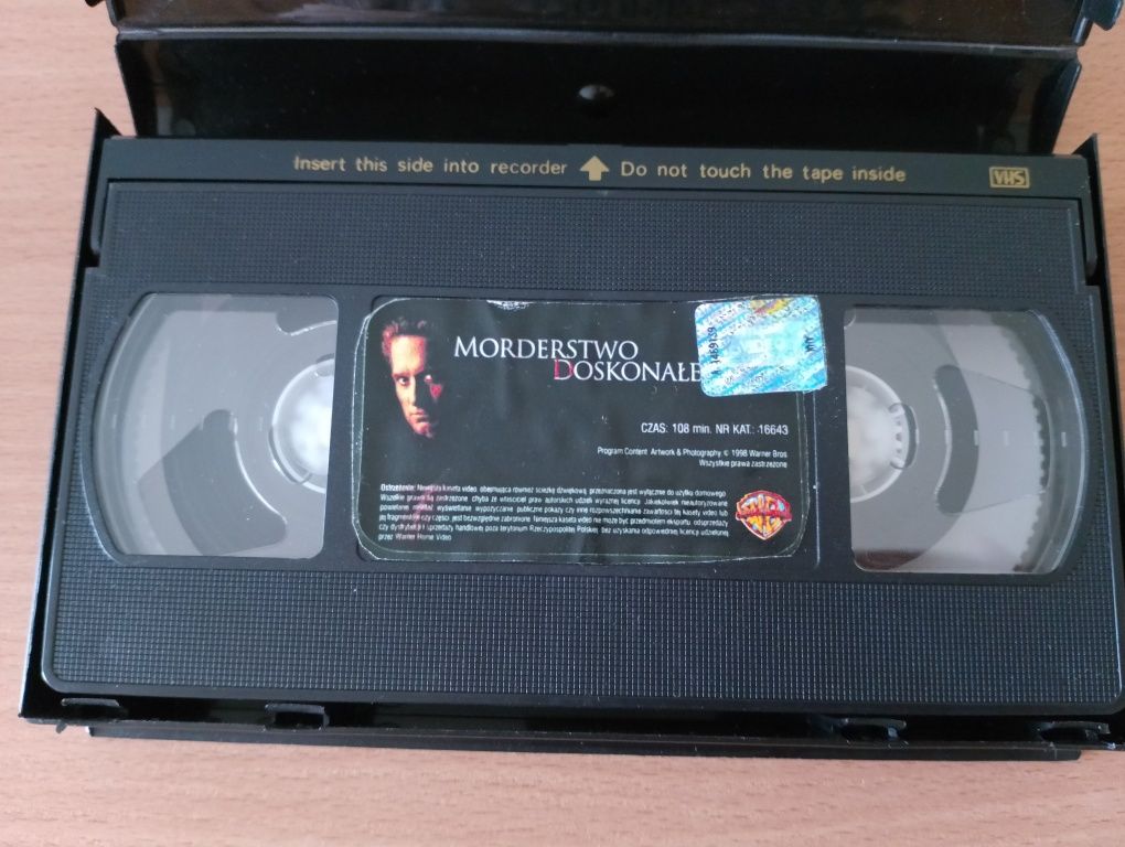 Film "MORDERSTWO DOSKONAŁE" na kasecie VHS, sensacja, M.Douglas, video