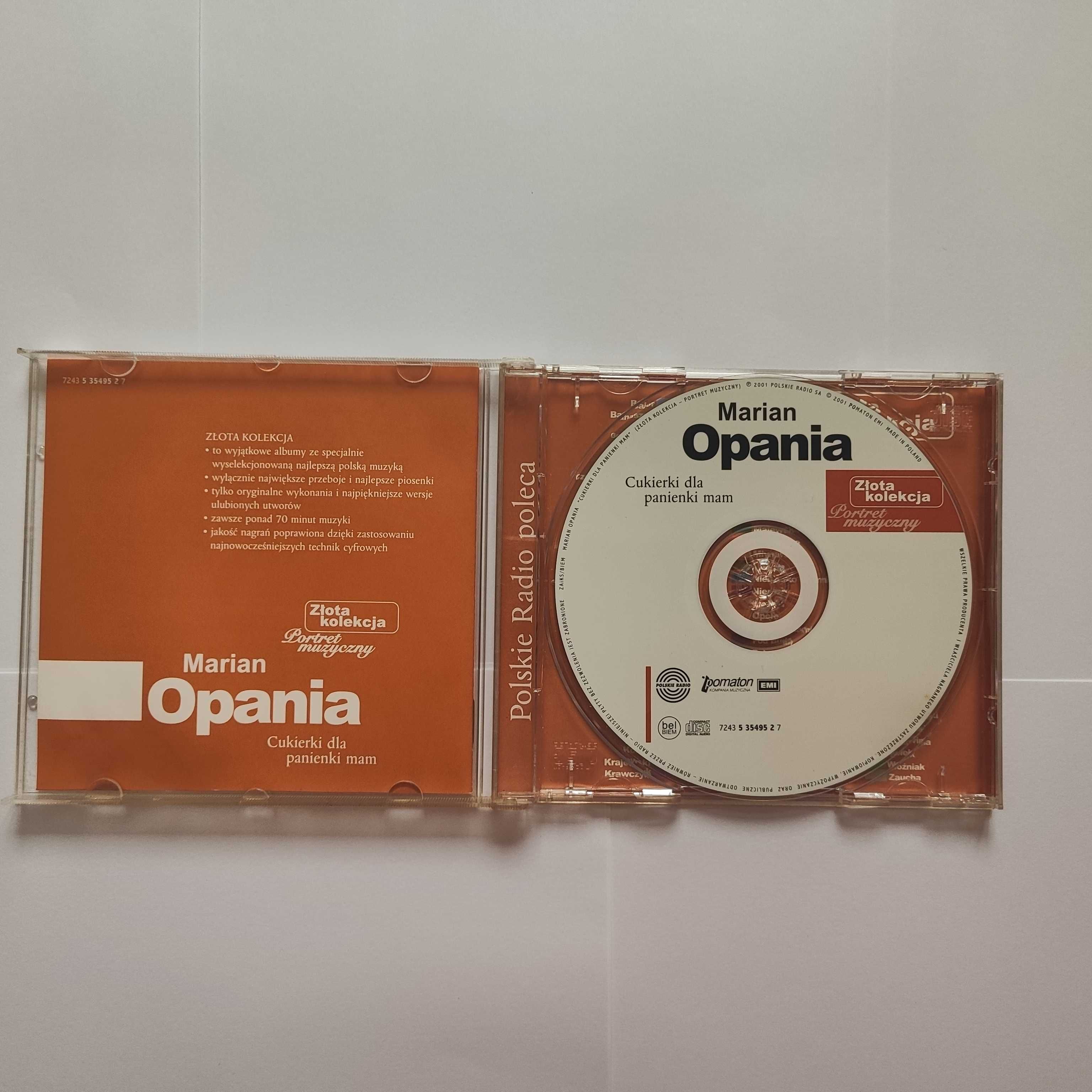 Płyta CD Marian Opania, seria Złota Kolekcja rok wydania 2001