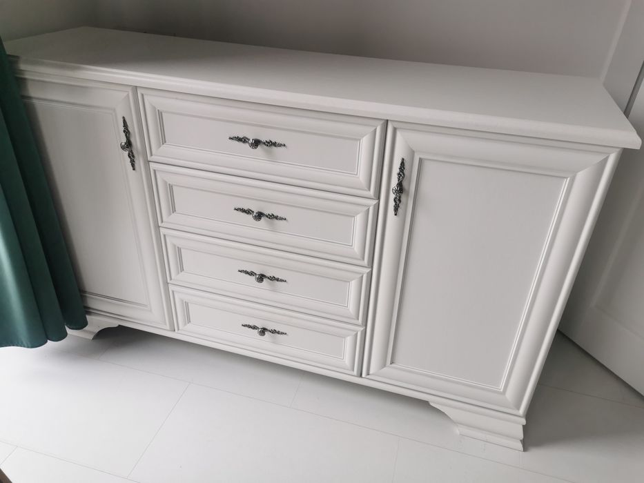 Komoda i szafa biała okazja