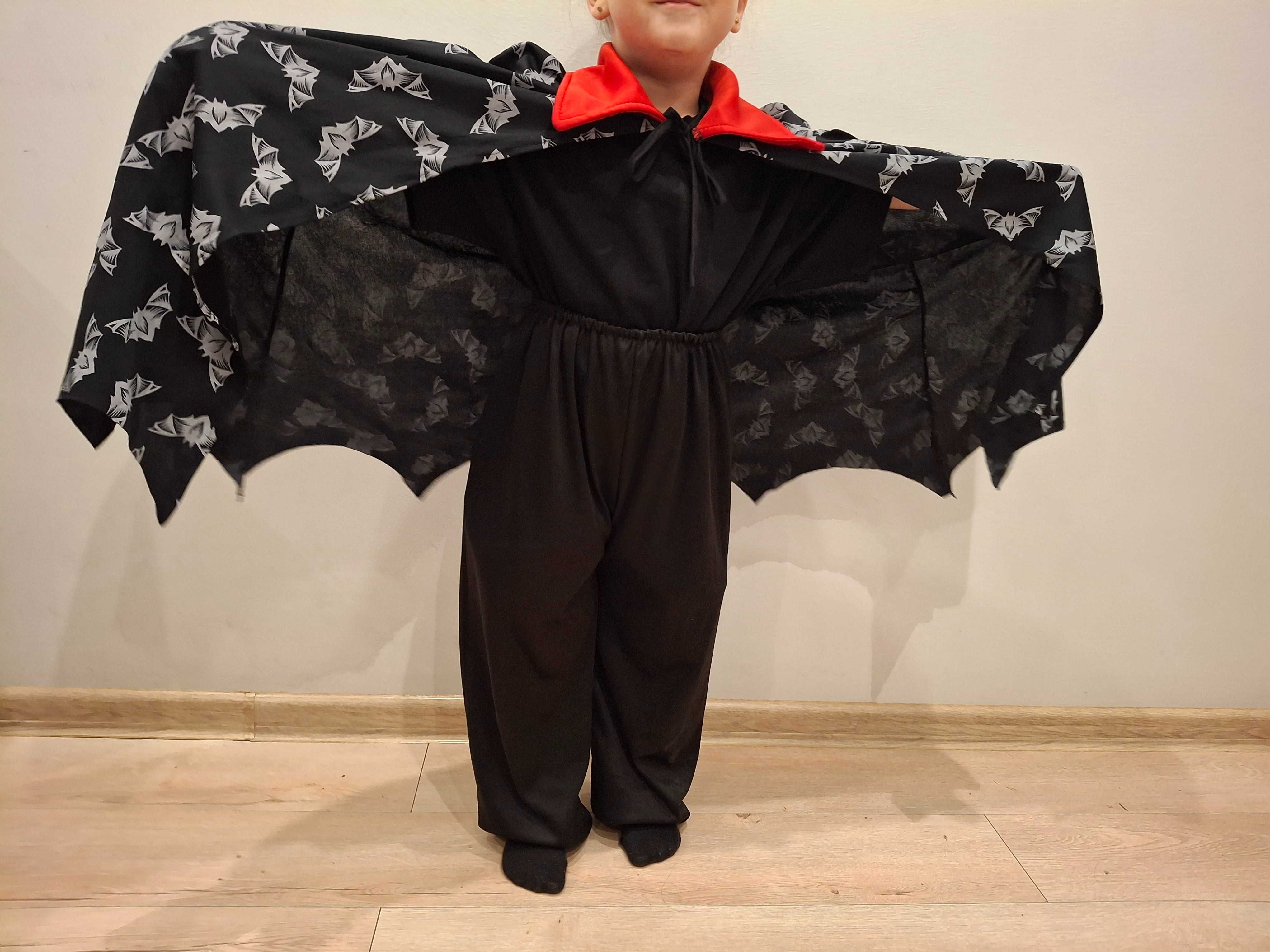 Batman, Wampirek, Dracula, Nietoperz 6-8 Lat Strój, Przebranie