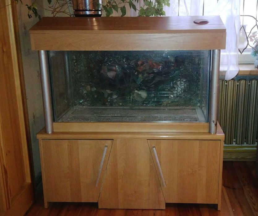 Akwarium 225 litrów w zabudowie