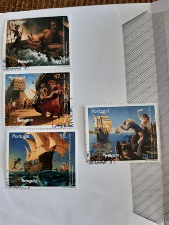 4 selos de coleção 1998