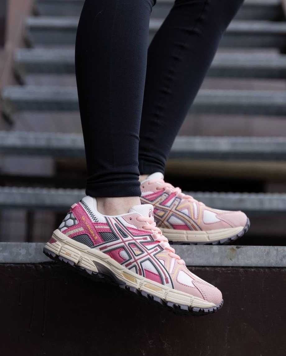Кроссовки Асикс Gel-Kahana 8 Beige Pink/Жіночі Кросівки Асікс Кахана