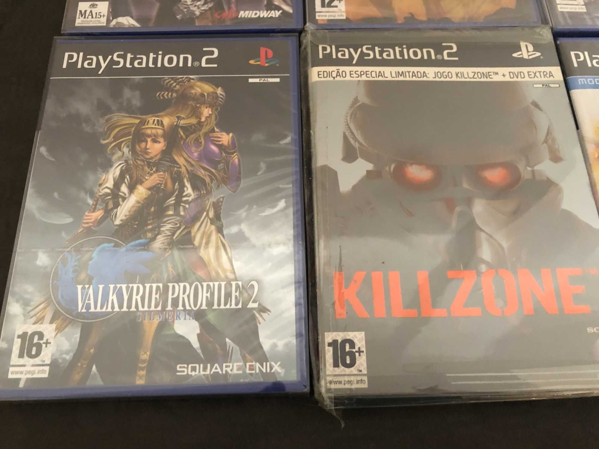 Jogos PS2 NOVOS SELADOS Shadow Hearts Suikoden SNK Valkyrie Killzone