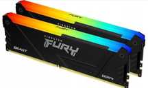 Pamięć Kingston Fury Beast RGB, DDR4, 32 GB, 3600MHz, CL18