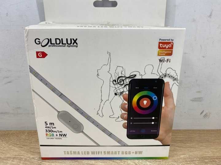 Taśma LED WiFi 5m 4000K + RGB IP65 funkcja audio Tuya 500lm