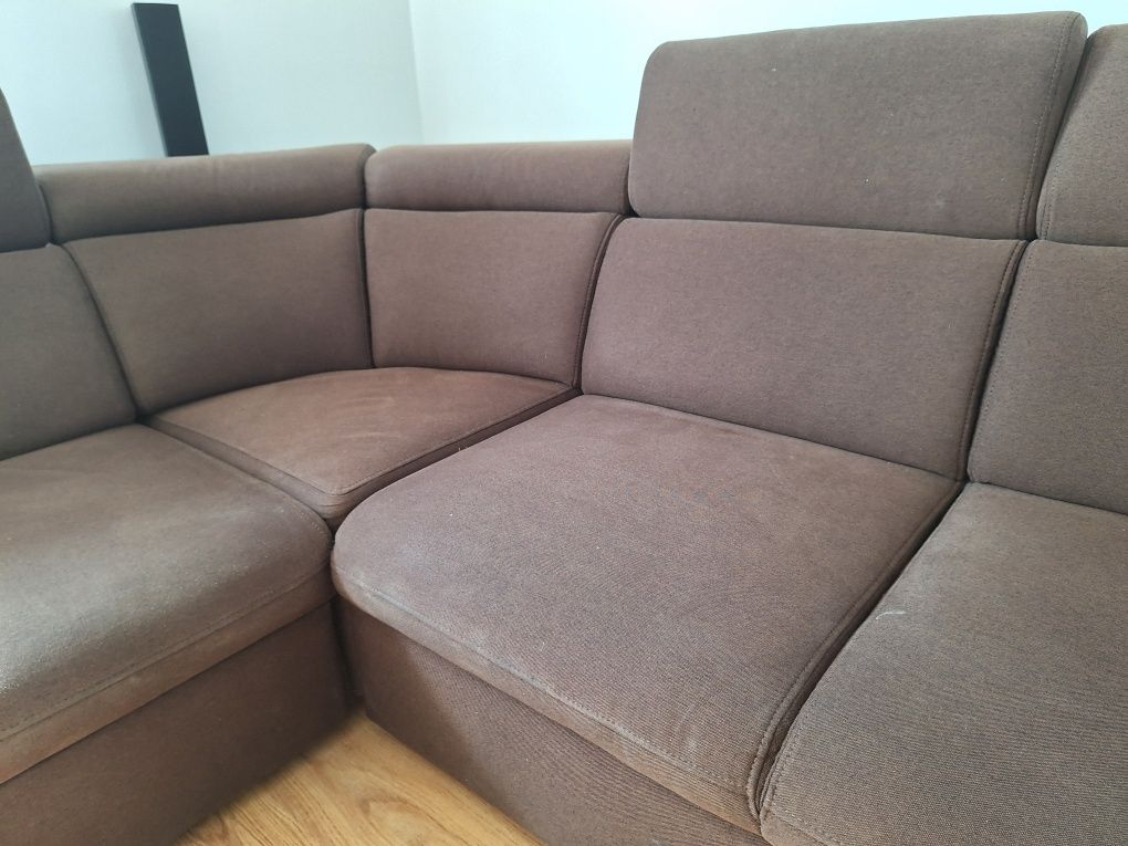 Narożnik duży 3 m x 2,53 m,  brązowy