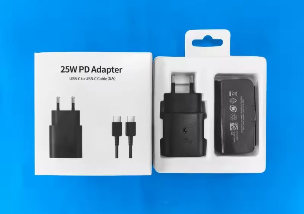 2-портовое зарядное устройство Samsung Type C USВ, 25 Вт,