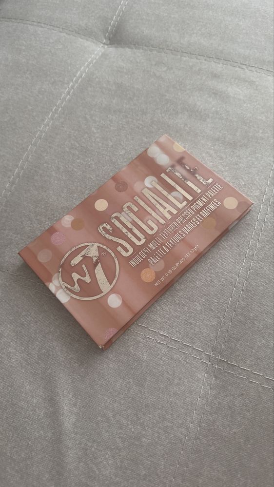 Палетка тіней для повік W7 Indulgent Socialite Multi Textured­ Pressed