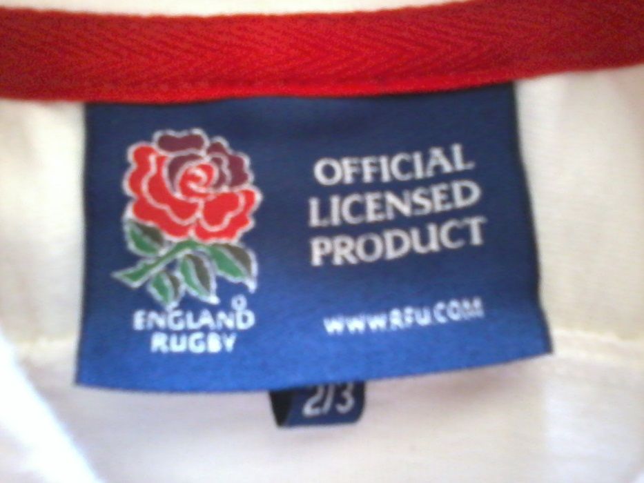 Camisola de Raguebi Inglaterra 2-3 Anos Menino
