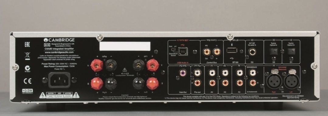 Wzmacniacz Cambridge CXA80 srebrny